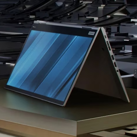 Lenovo Laptop folded